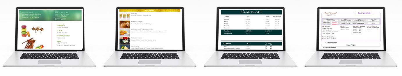 Logiciel pour traiteur et organisateur de réceptions – SMTO